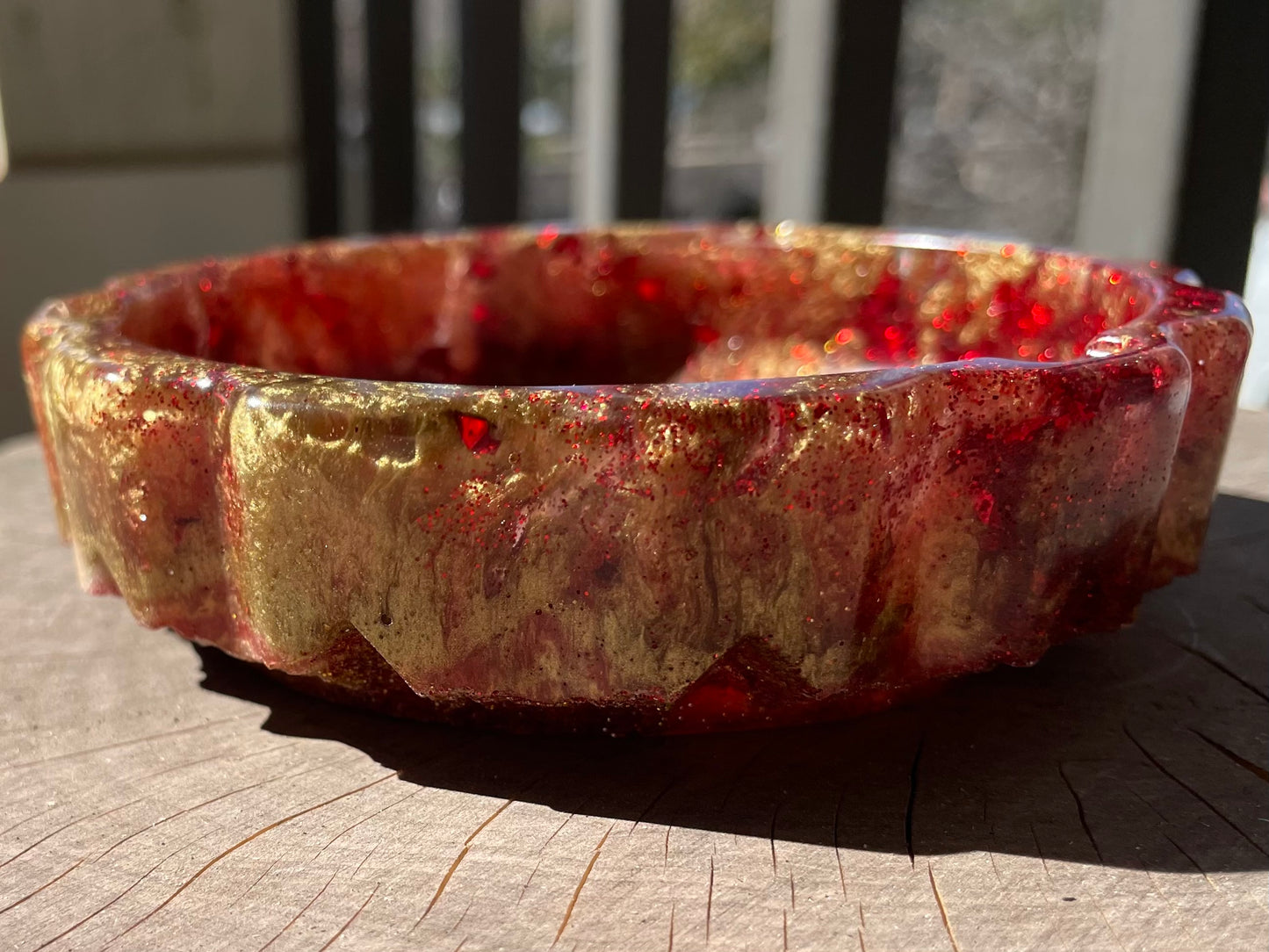 Red & Gold Dish