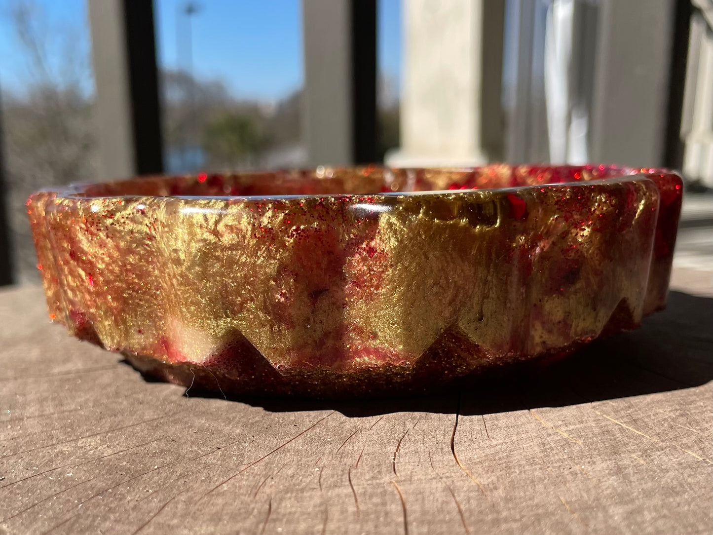 Red & Gold Dish