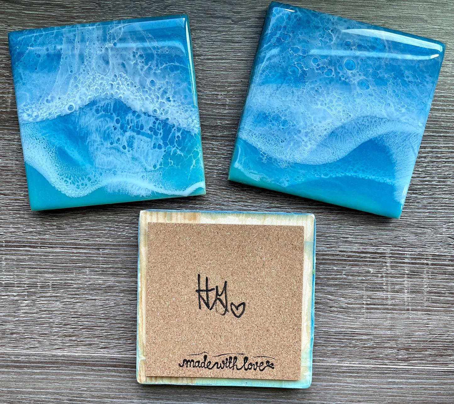 Square Ocean Coasters