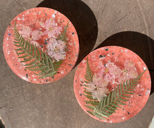 Flower Coasters