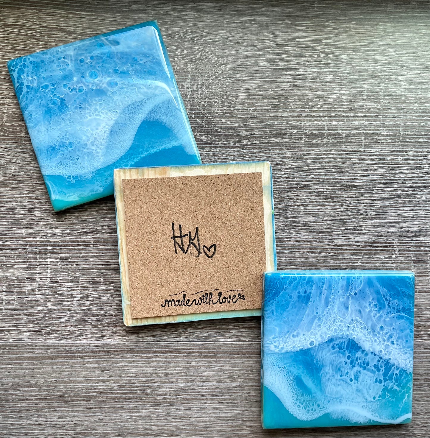 Square Ocean Coasters